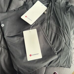 Lululemon Athletica Black Jacket and Pants Set